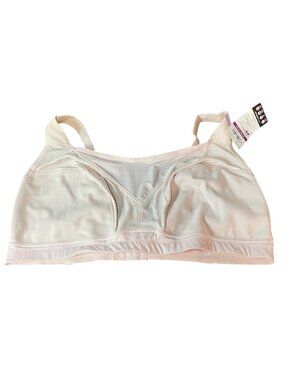 Playtex Womens Secrets Bounce Control Wirefree Bra Light Pink Sz 48D